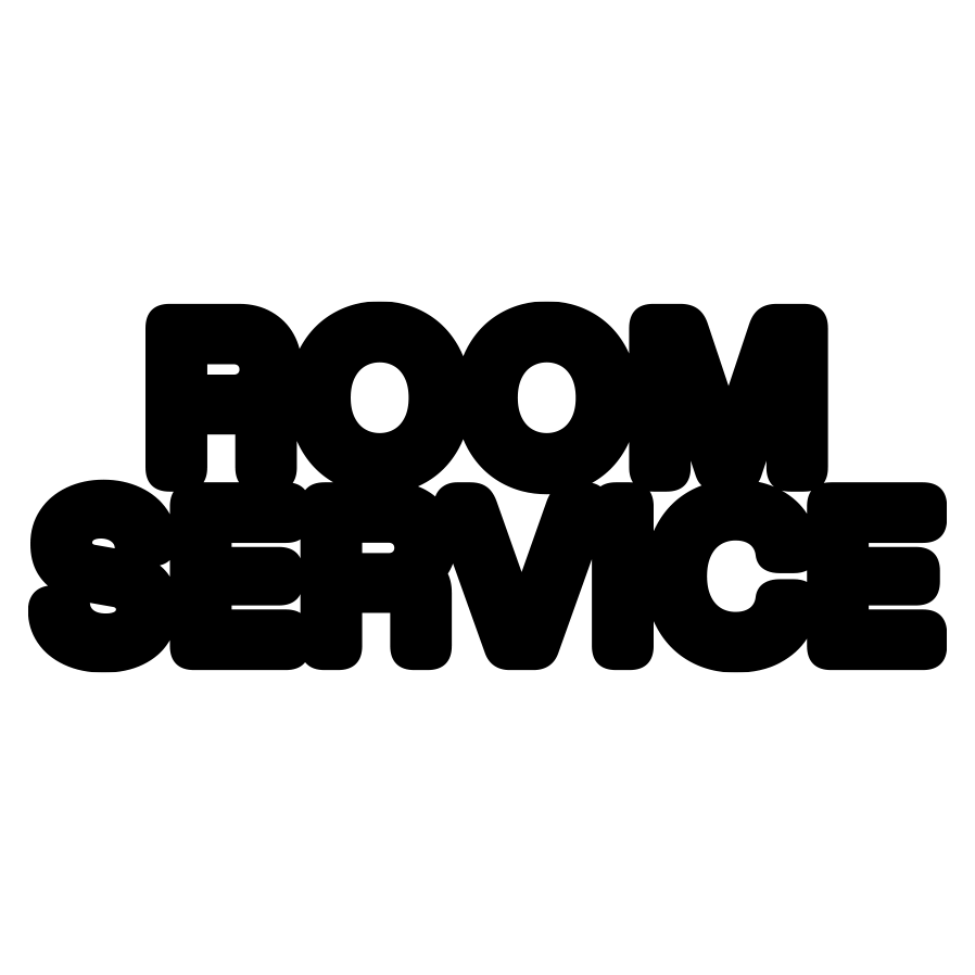 room service black logo